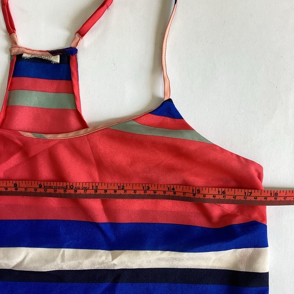 J CREW bright striped tank top - Picture 4 of 6